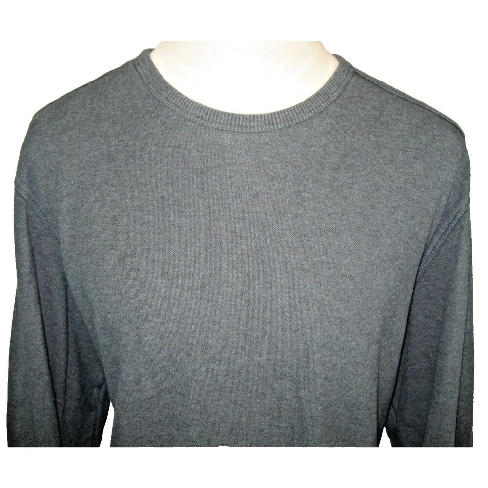 Mens GH Bass Sweatshirt Crewneck Green 100% Cotton sz XXL